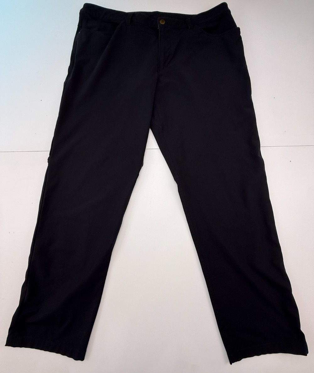 Men's Lululemon Black ABC Classic 5 Pocket Pants Sz 38